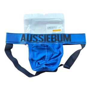 New Aussiebum Blue / Black Men's Jockstrap Size L
